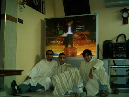 moi et said et khalid     mes potes